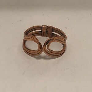 Renoir Copper Hinged Cuff Bracelet